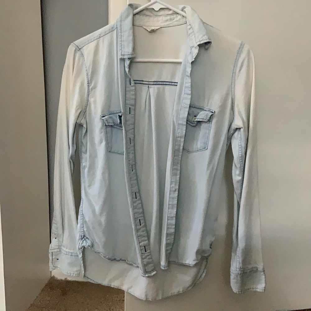 Jean button up